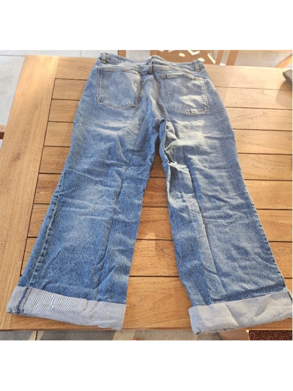 Pilcro Austyn High-Rise Cuffed Wide-Leg Jeans Size 18W - Picture 3 of 5